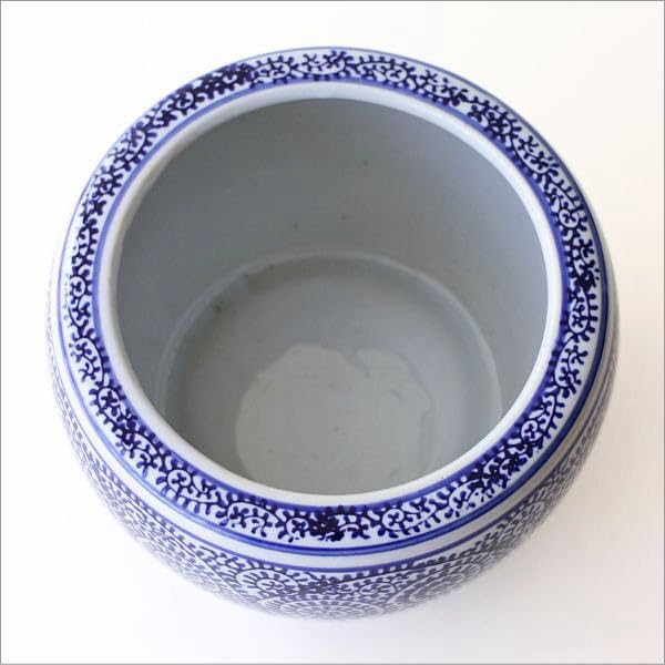 火鉢　睡蓮鉢　メダカ鉢 Amazon.co.jp: 火鉢 陶器鉢 水鉢 陶器 睡蓮鉢 メダカ鉢 めだか鉢